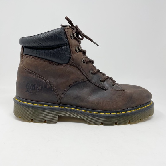 Dr. Martens Shoes Dr Doc Martens Burnham Brown Leather Industrial